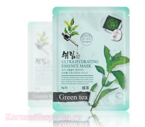 SHELIM ultra hydating essence mask [Green tea]