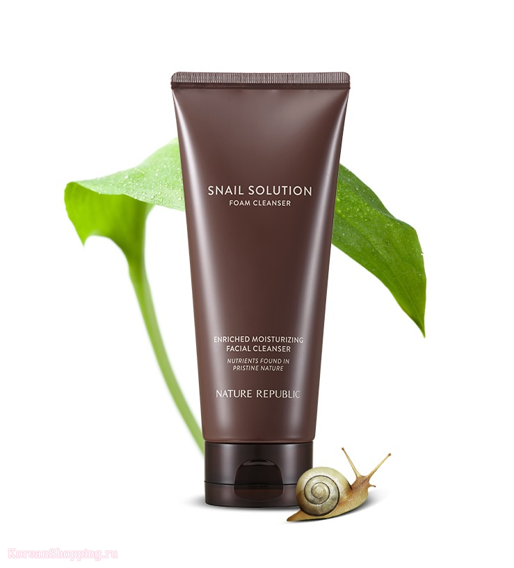 NATURE REPUBLIC Snail Solution Foam Cleanser