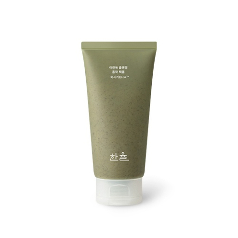 HANYUL Pure Artemisia Deep Clarifying Mask to Foam Cleanser