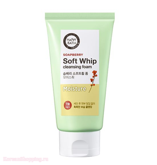 HAPPY BATH Soapberry Soft Whip Cleansing Foam