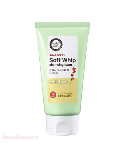 HAPPY BATH Soapberry Soft Whip Cleansing Foam