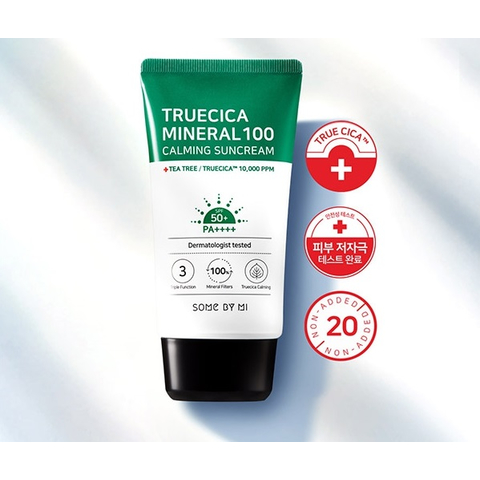 SOME BY MI Truecica Mineral 100 Calming Suncream SPF50+ PA++++
