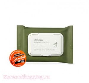 INNISFREE Olive Real Cleansing Tissue