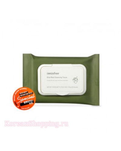 INNISFREE Olive Real Cleansing Tissue