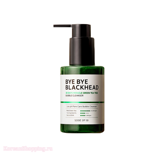 SOME BY MI Bye Bye Blackhead 30 Days Miracle Green Tea Tox Bubble Cleanser