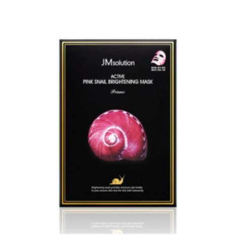 JM SOLUTION Active Pink Snail Brightening Mask