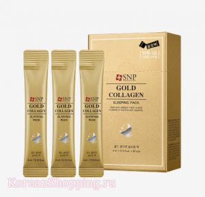 SNP Gold Collagen Sleeping Pack