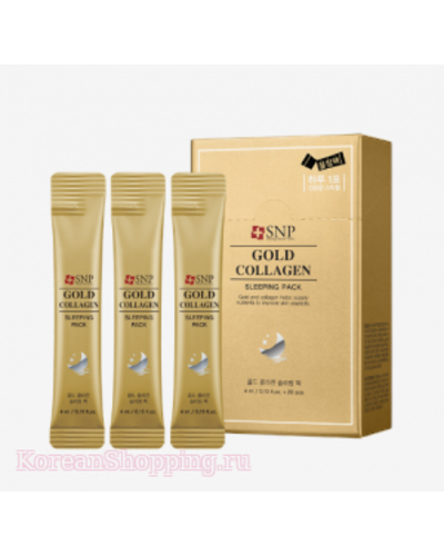 SNP Gold Collagen Sleeping Pack