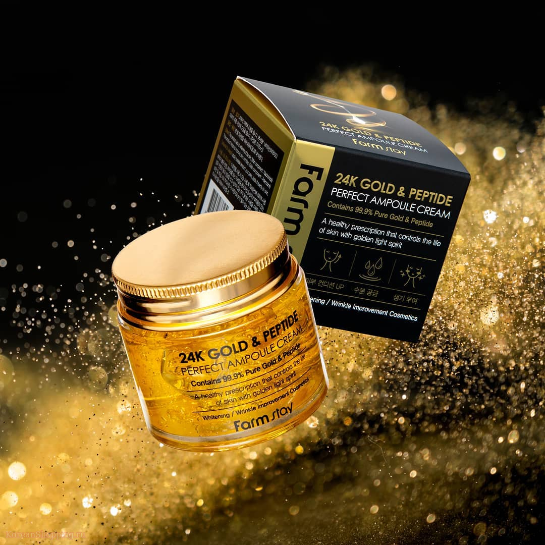 Farmstay 24k Gold & Peptide Perfect Ample Cream