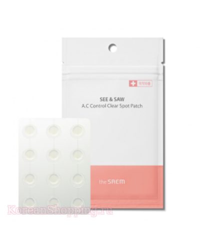 THE SAEM See & Saw A.C Control Clear Spot Patch