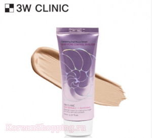 3W CLINIC Silky Pore Control Snail BB Cream