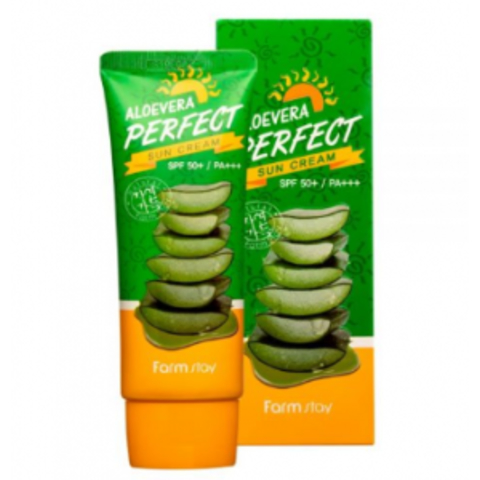 FARMSTAY Alovera Perfect Sun Cream SPF 50+/PA+++