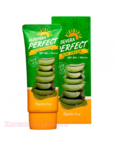 FARMSTAY Alovera Perfect Sun Cream SPF 50+/PA+++