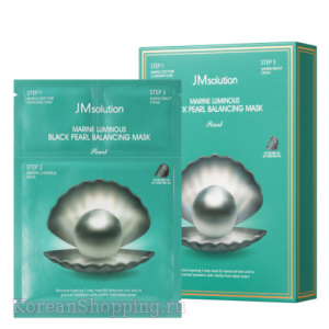 JM SOLUTION Marine Luminous Black pearl Balancing Mask