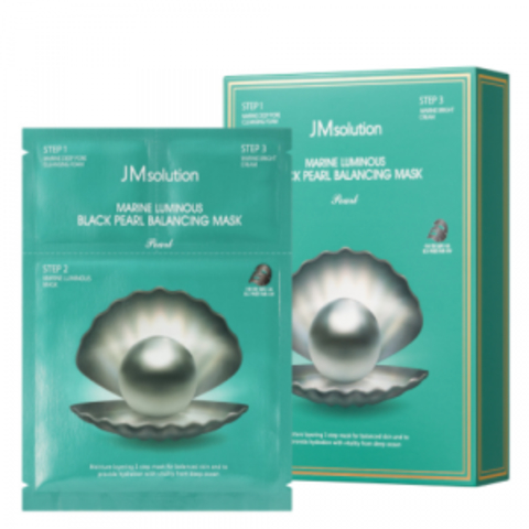 JM SOLUTION Marine Luminous Black pearl Balancing Mask