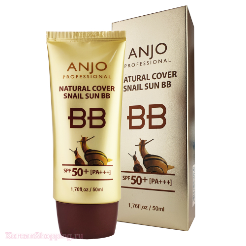 ANJO Natural Cover Snail Sun BB Cream