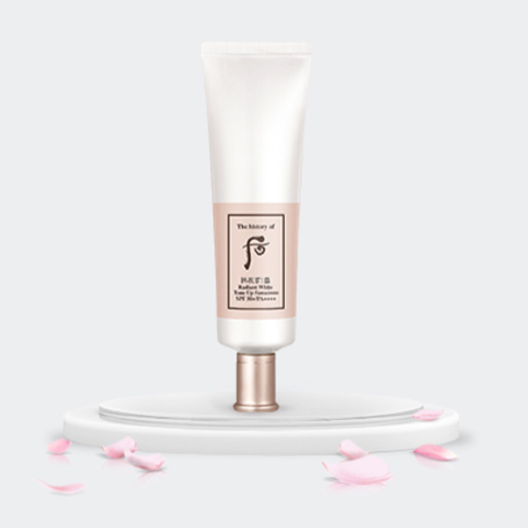The history of Whoo Radiant White Tone Sunscreen