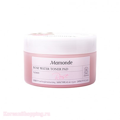 MAMONDE Rose Water Toner Pad
