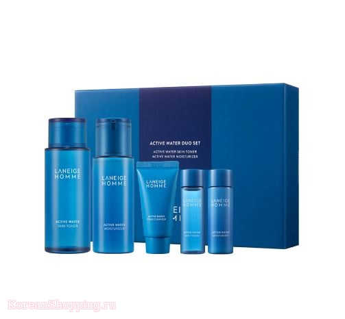 LANEIGE HOMME ACTIVE WATER DUO SET