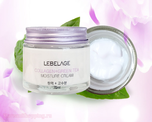 LEBELAGE COLLAGEN+GREEN TEA MOISTURE CREAM