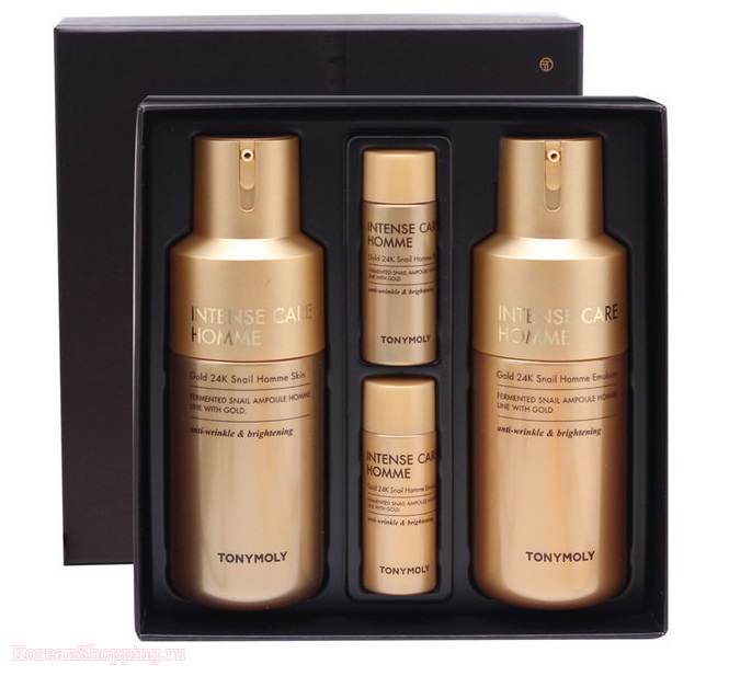 Tony Moly 24Gold Snail Homme Set