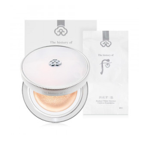 The history of Whoo Radiant White Moisture Cushion Foundation